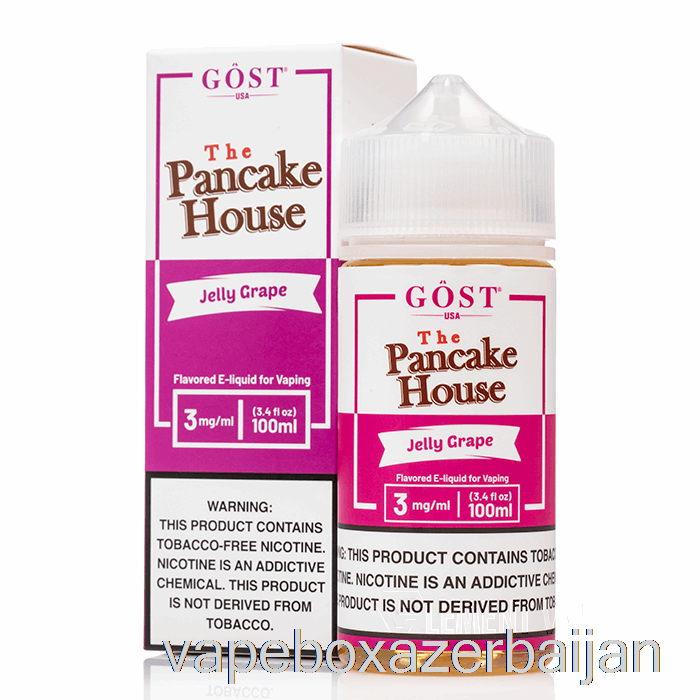 Vape Azerbaijan Jelly Grape - The Pancake House - GOST Vapor - 100mL 0mg